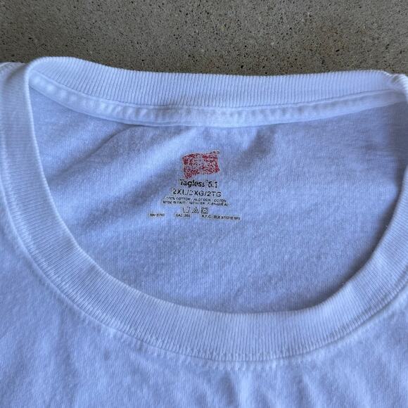 Vintage Washington Ocean Park Hot Rod 2009 Car Show ONP White Shirt Size 2XL - Picture 7 of 7